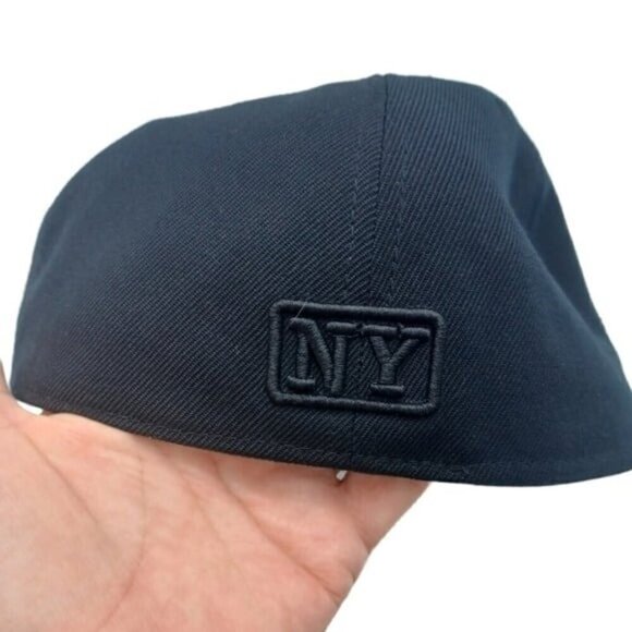 Royal NY New York Black Embroidery Ball Cap Hat Original Fitted Cap 8 NEW - Picture 7 of 7